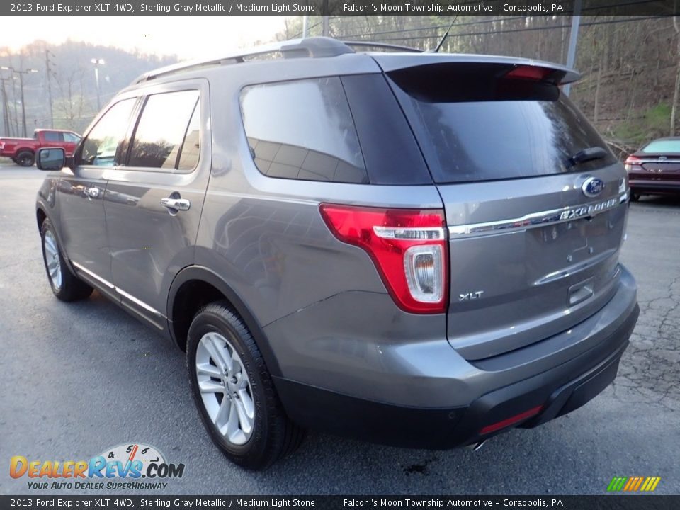 2013 Ford Explorer XLT 4WD Sterling Gray Metallic / Medium Light Stone Photo #5