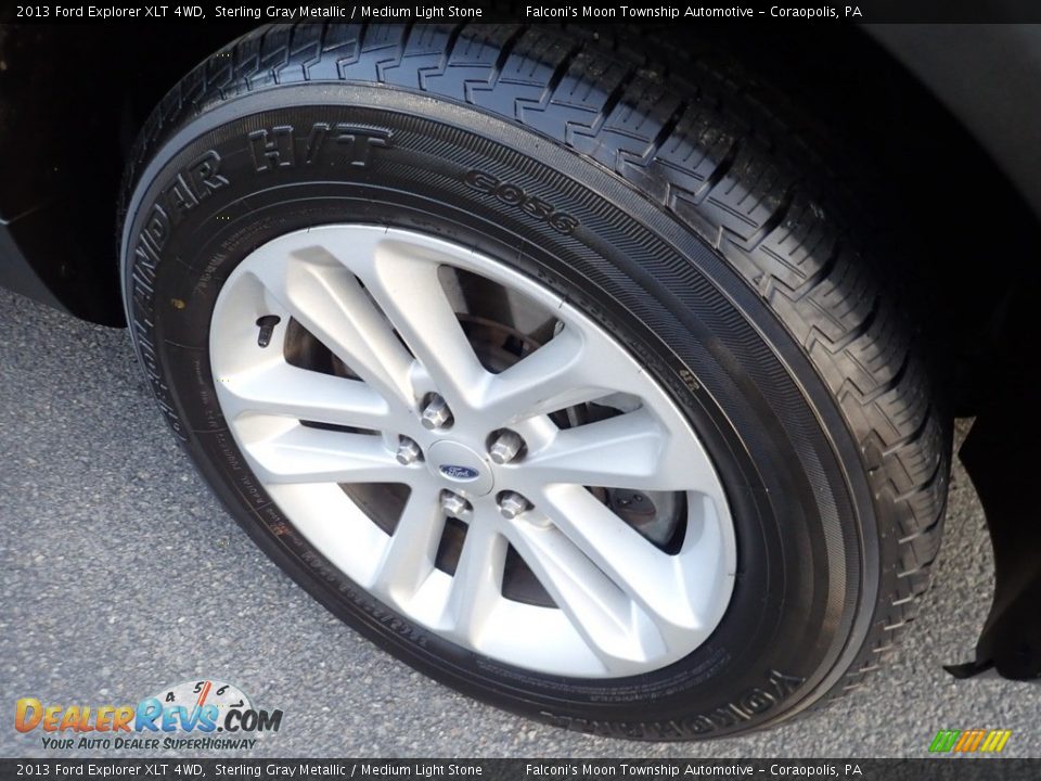 2013 Ford Explorer XLT 4WD Sterling Gray Metallic / Medium Light Stone Photo #10