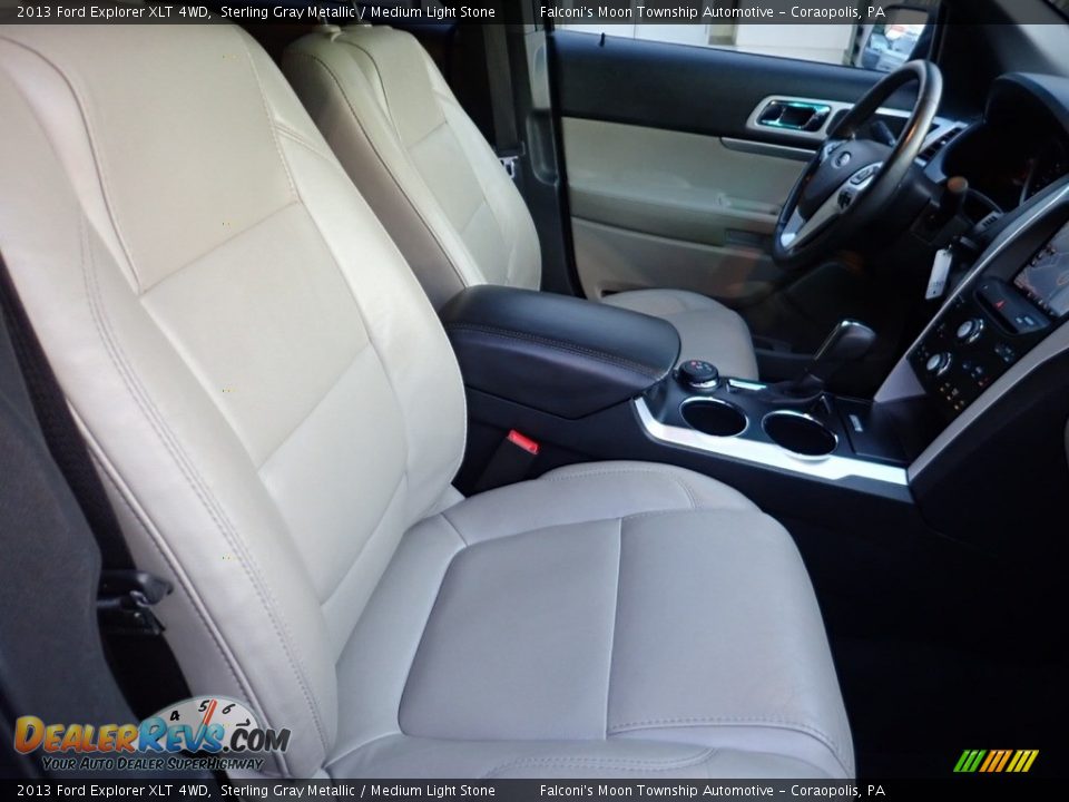 2013 Ford Explorer XLT 4WD Sterling Gray Metallic / Medium Light Stone Photo #11