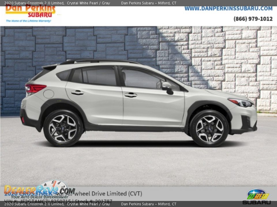 2020 Subaru Crosstrek 2.0 Limited Crystal White Pearl / Gray Photo #5