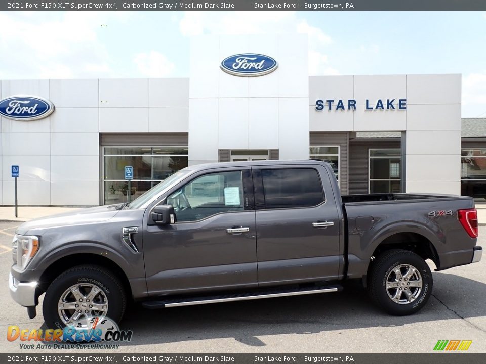 2021 Ford F150 XLT SuperCrew 4x4 Carbonized Gray / Medium Dark Slate Photo #1