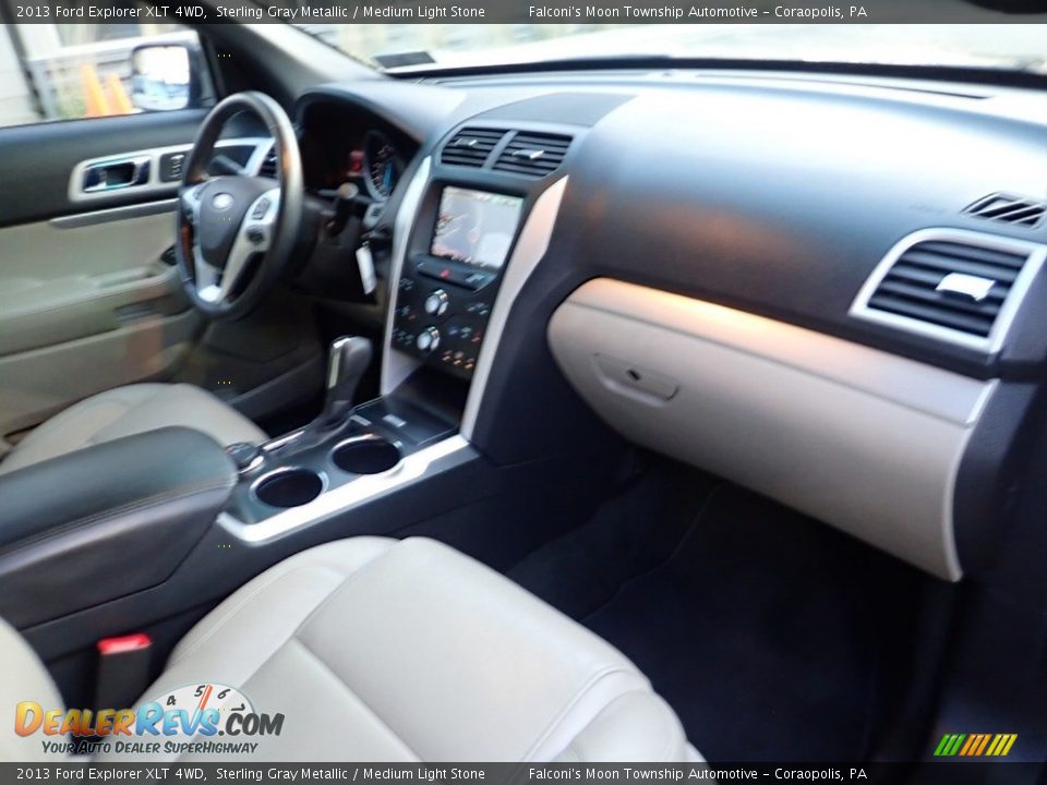 2013 Ford Explorer XLT 4WD Sterling Gray Metallic / Medium Light Stone Photo #12