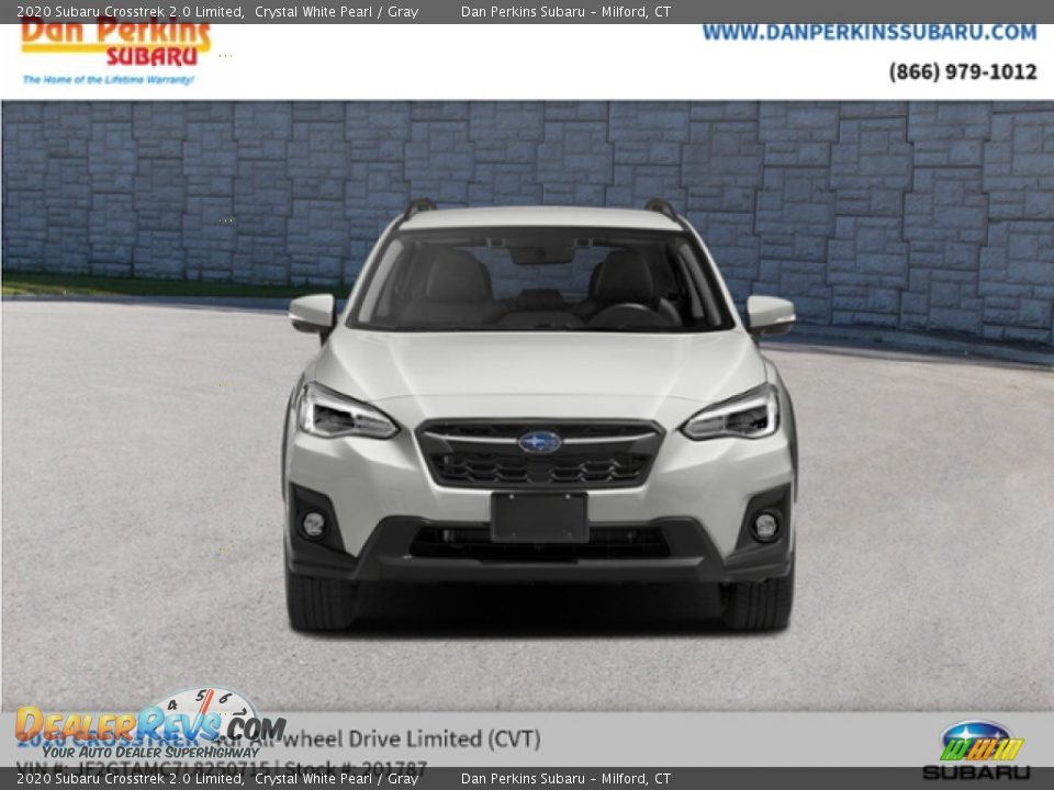 2020 Subaru Crosstrek 2.0 Limited Crystal White Pearl / Gray Photo #7