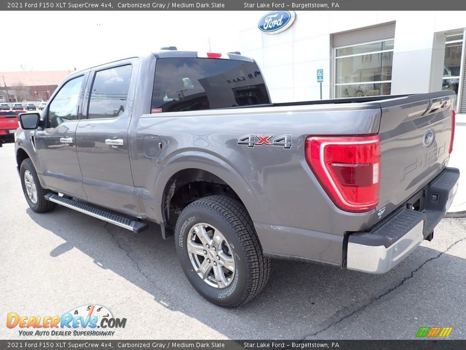 2021 Ford F150 XLT SuperCrew 4x4 Carbonized Gray / Medium Dark Slate Photo #3