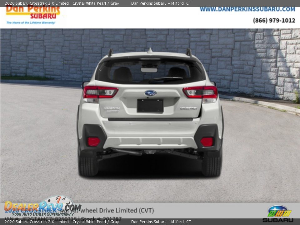 2020 Subaru Crosstrek 2.0 Limited Crystal White Pearl / Gray Photo #8