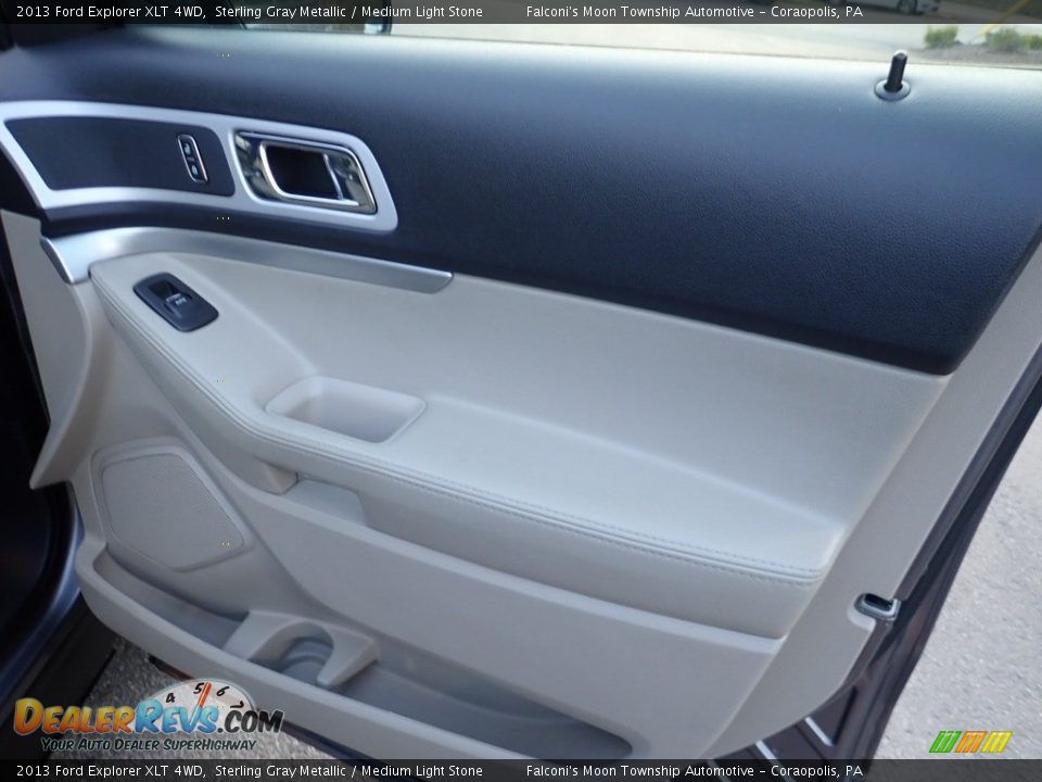 2013 Ford Explorer XLT 4WD Sterling Gray Metallic / Medium Light Stone Photo #14