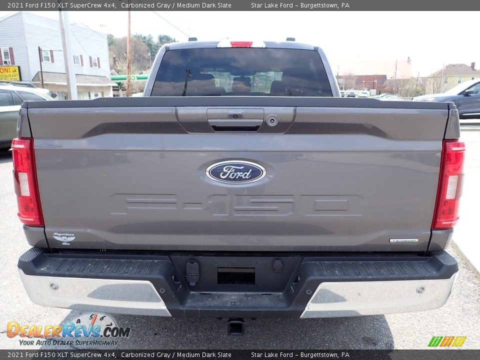 2021 Ford F150 XLT SuperCrew 4x4 Carbonized Gray / Medium Dark Slate Photo #4