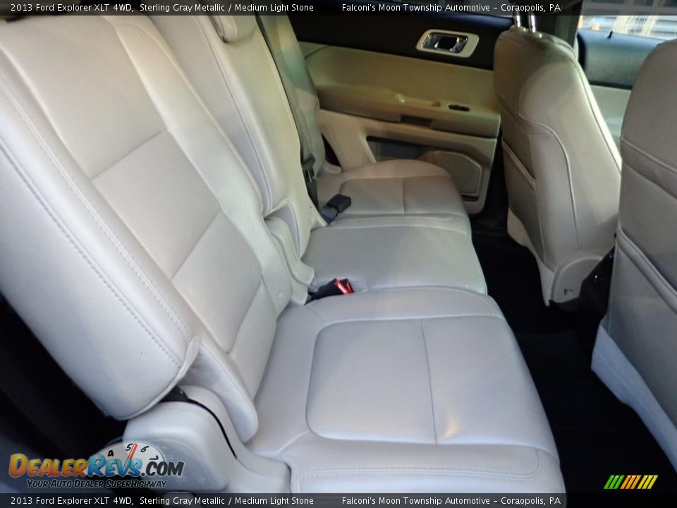 2013 Ford Explorer XLT 4WD Sterling Gray Metallic / Medium Light Stone Photo #15