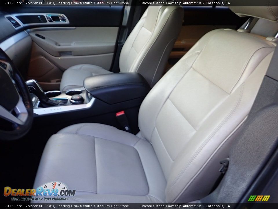2013 Ford Explorer XLT 4WD Sterling Gray Metallic / Medium Light Stone Photo #16