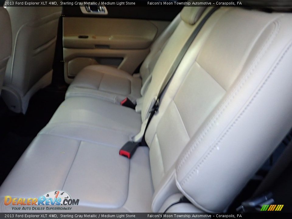 2013 Ford Explorer XLT 4WD Sterling Gray Metallic / Medium Light Stone Photo #17