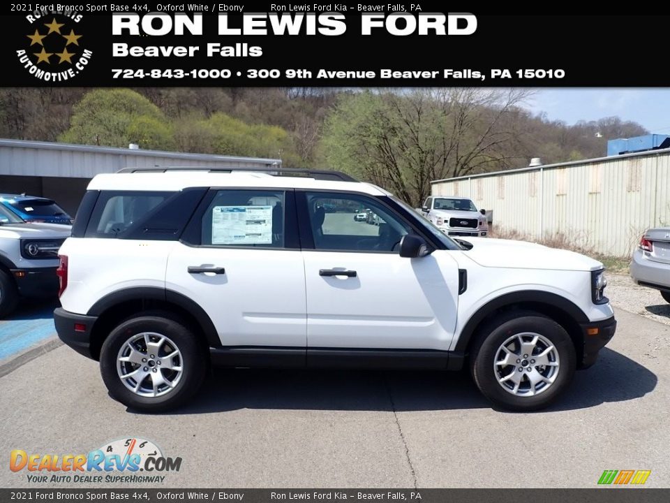 2021 Ford Bronco Sport Base 4x4 Oxford White / Ebony Photo #1