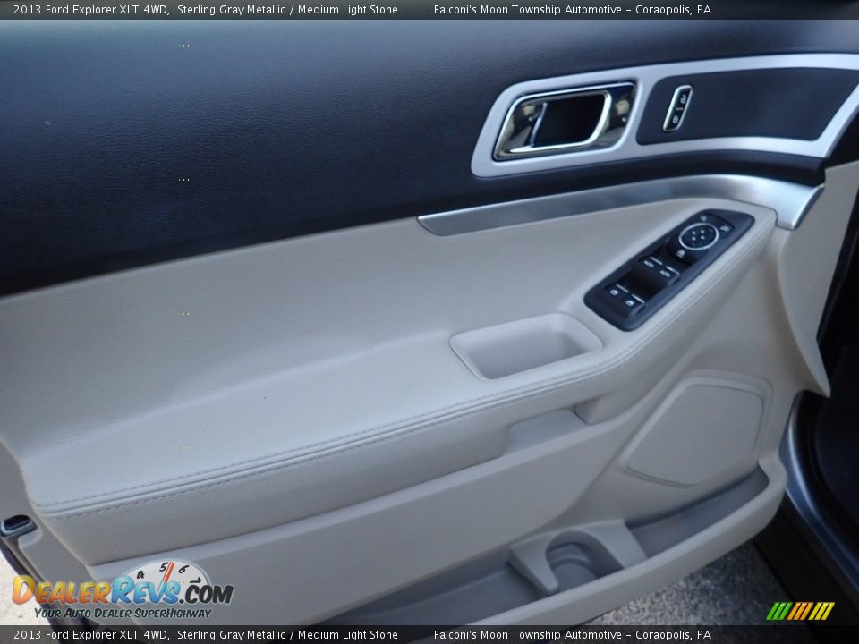 2013 Ford Explorer XLT 4WD Sterling Gray Metallic / Medium Light Stone Photo #19