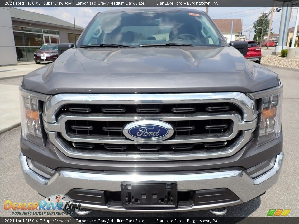 2021 Ford F150 XLT SuperCrew 4x4 Carbonized Gray / Medium Dark Slate Photo #8