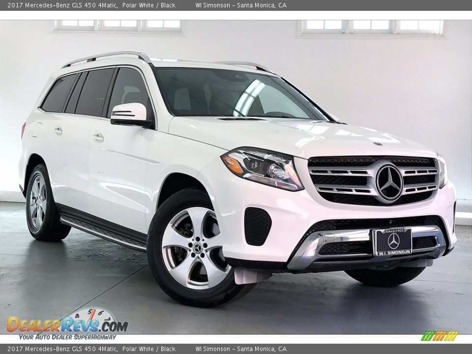 2017 Mercedes-Benz GLS 450 4Matic Polar White / Black Photo #34