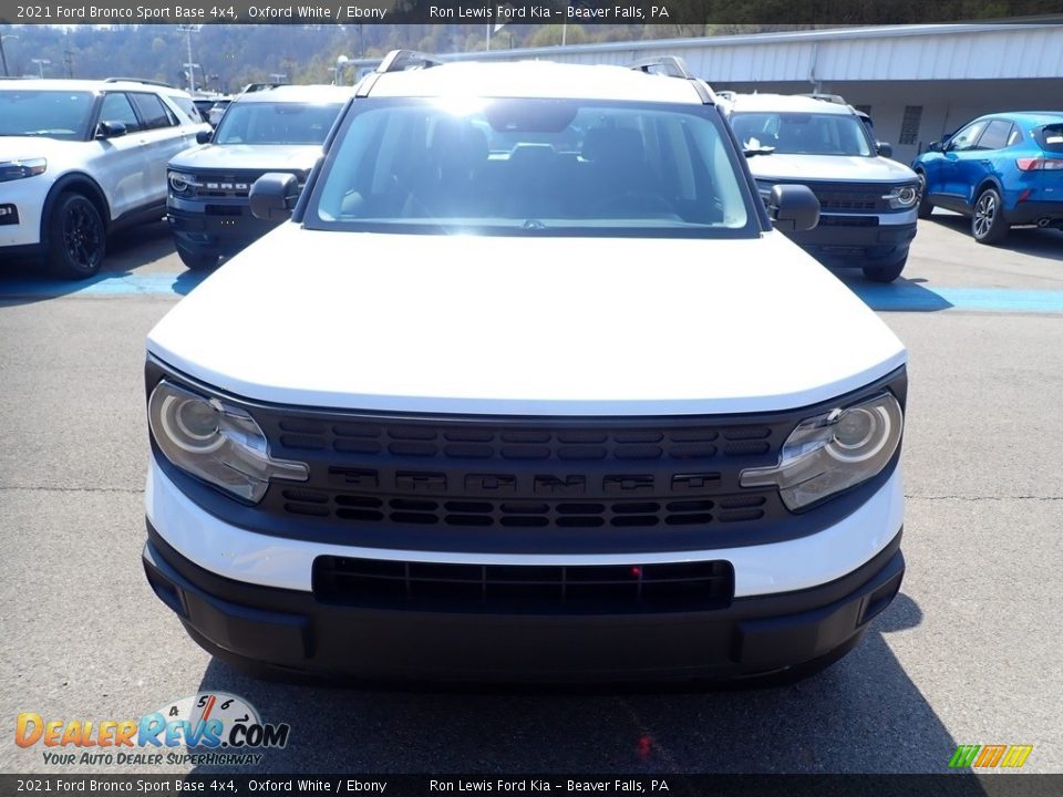 2021 Ford Bronco Sport Base 4x4 Oxford White / Ebony Photo #4
