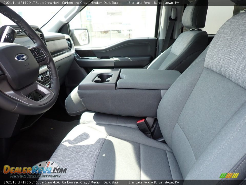 2021 Ford F150 XLT SuperCrew 4x4 Carbonized Gray / Medium Dark Slate Photo #10