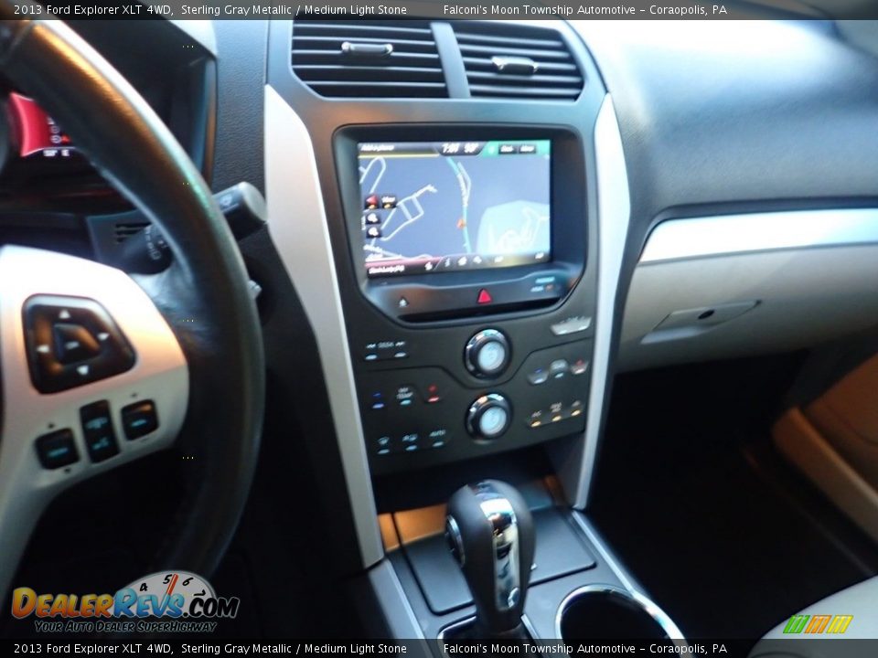 2013 Ford Explorer XLT 4WD Sterling Gray Metallic / Medium Light Stone Photo #22