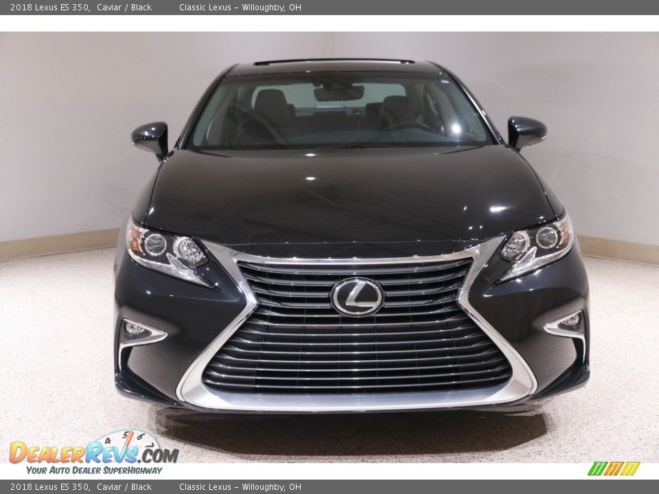 2018 Lexus ES 350 Caviar / Black Photo #2