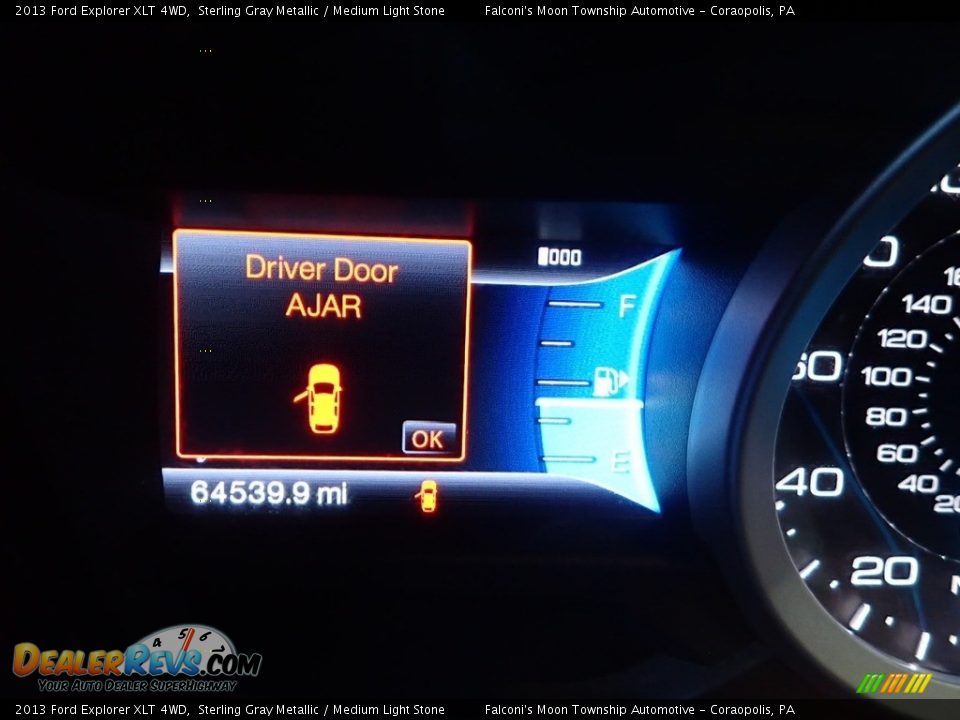2013 Ford Explorer XLT 4WD Sterling Gray Metallic / Medium Light Stone Photo #24