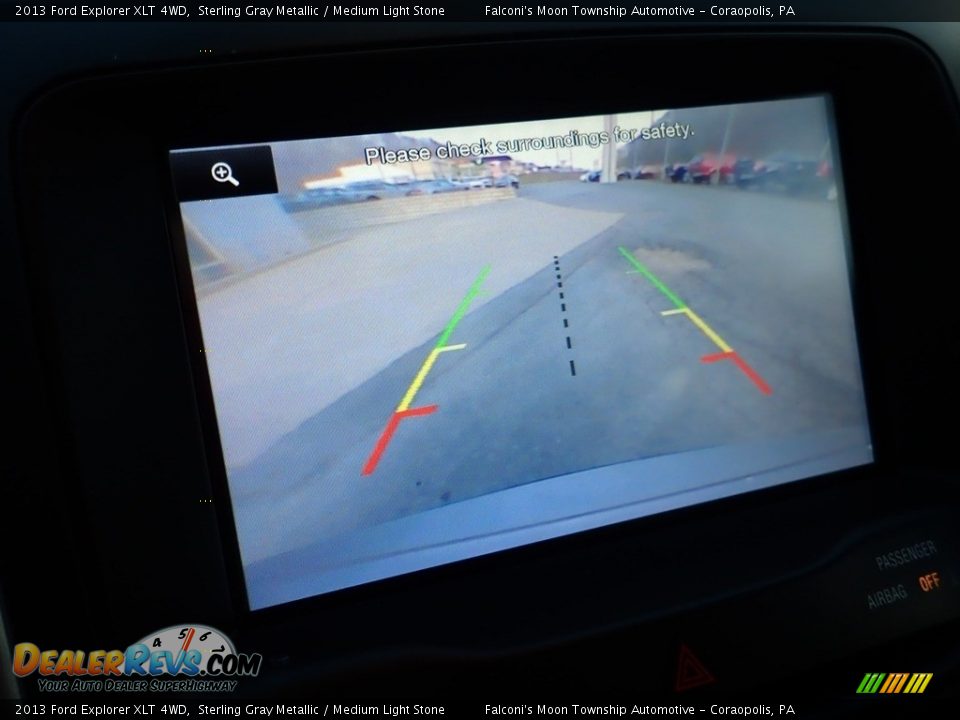 2013 Ford Explorer XLT 4WD Sterling Gray Metallic / Medium Light Stone Photo #25