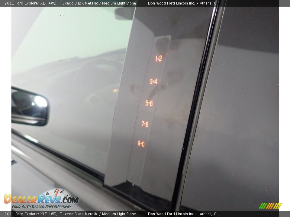 2011 Ford Explorer XLT 4WD Tuxedo Black Metallic / Medium Light Stone Photo #21