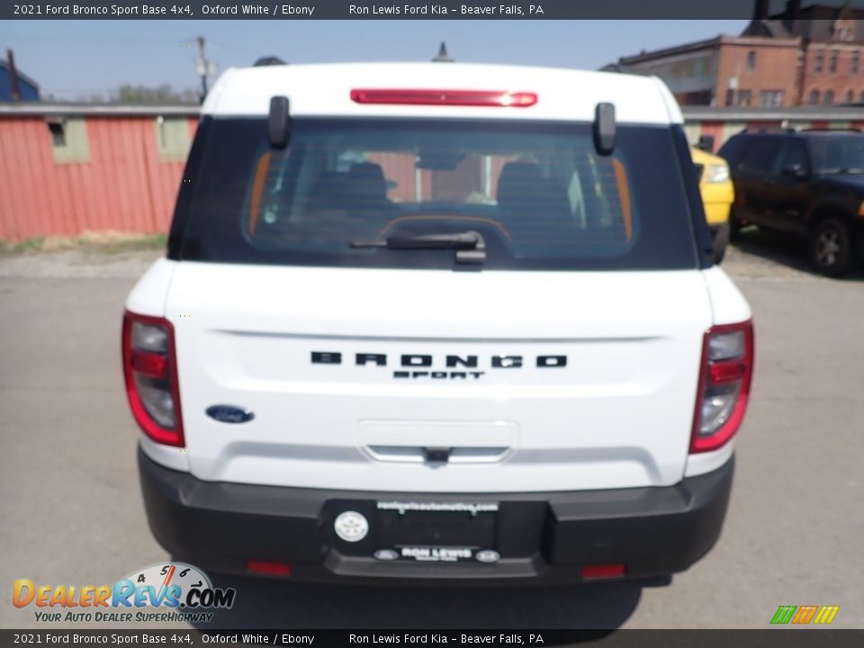 2021 Ford Bronco Sport Base 4x4 Oxford White / Ebony Photo #8