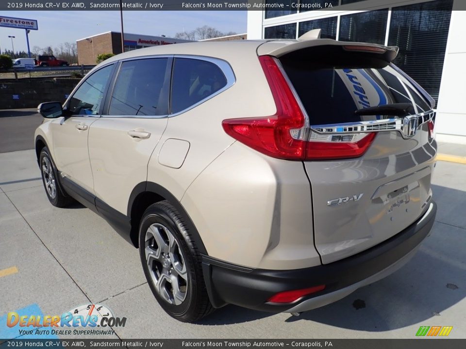 Sandstorm Metallic 2019 Honda CR-V EX AWD Photo #2