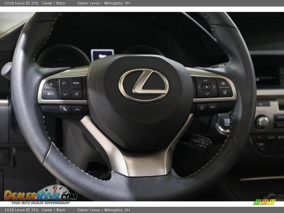 2018 Lexus ES 350 Caviar / Black Photo #7