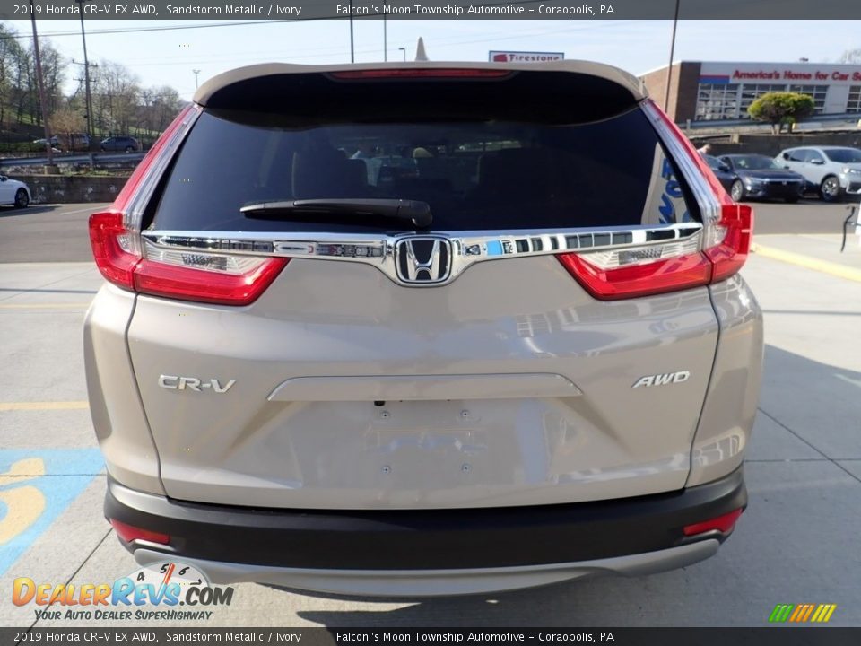 2019 Honda CR-V EX AWD Sandstorm Metallic / Ivory Photo #3