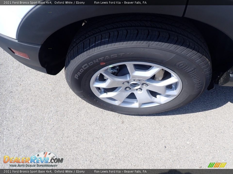 2021 Ford Bronco Sport Base 4x4 Oxford White / Ebony Photo #10