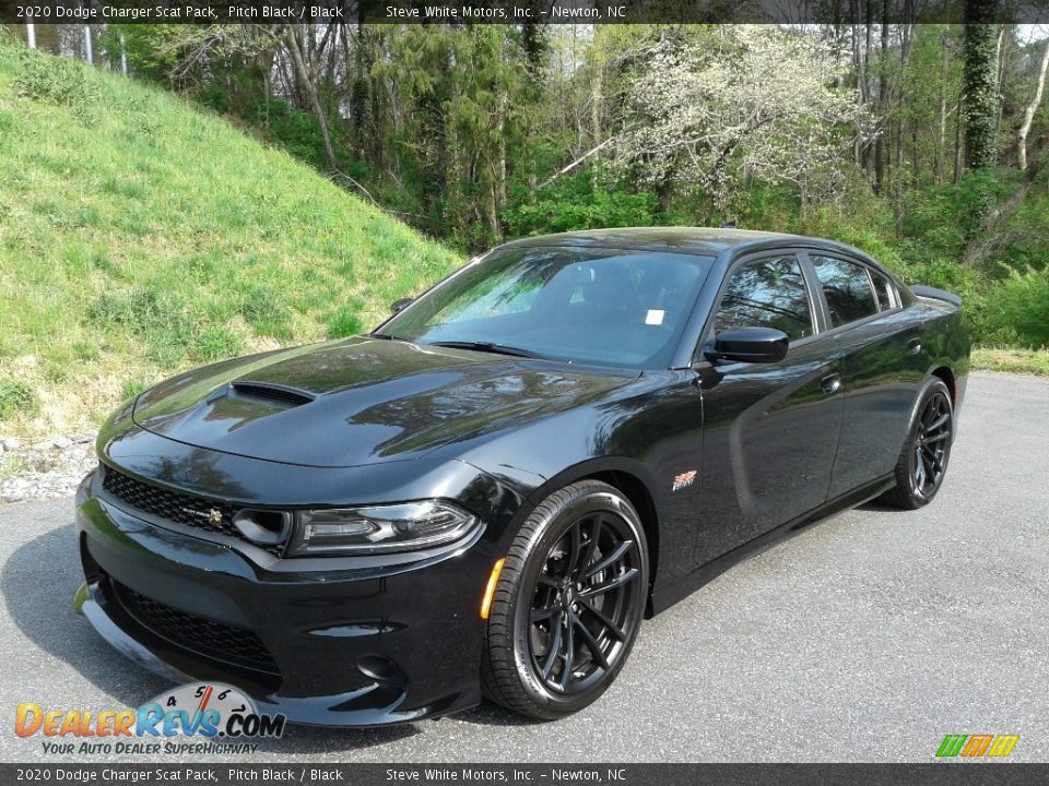 2020 Dodge Charger Scat Pack Pitch Black / Black Photo #3