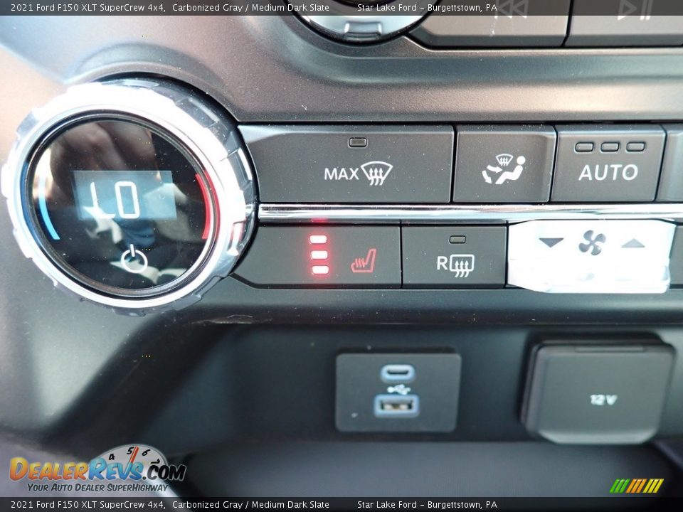 2021 Ford F150 XLT SuperCrew 4x4 Carbonized Gray / Medium Dark Slate Photo #17