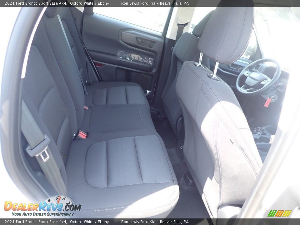 2021 Ford Bronco Sport Base 4x4 Oxford White / Ebony Photo #11