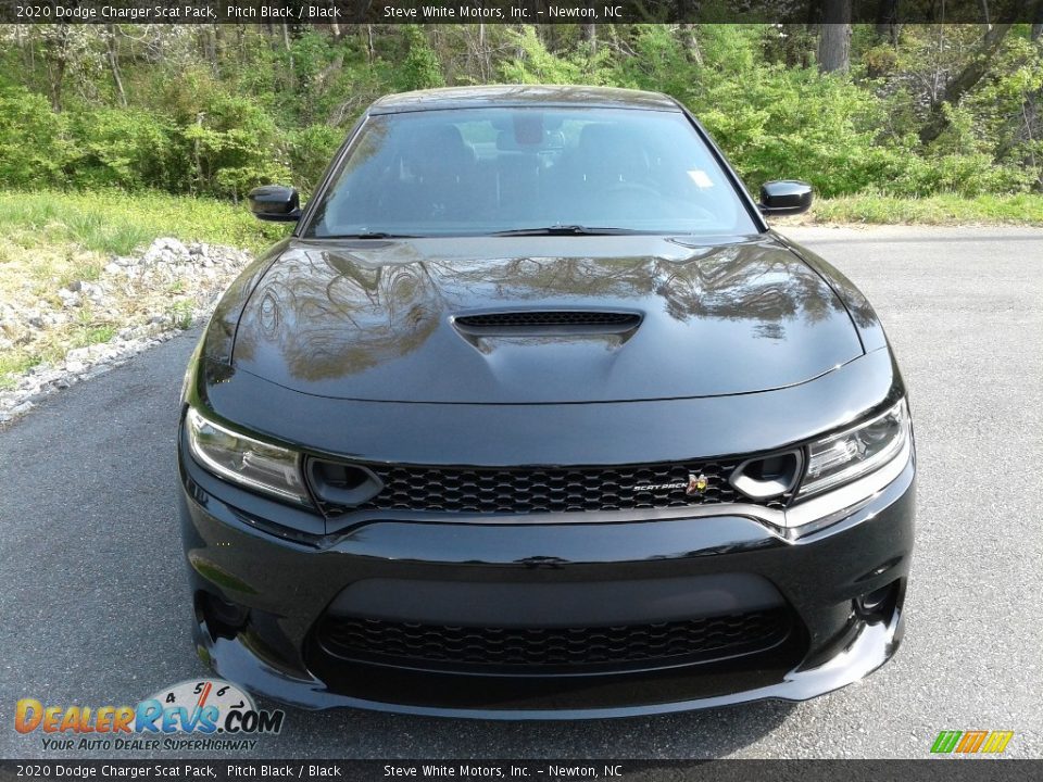 2020 Dodge Charger Scat Pack Pitch Black / Black Photo #4