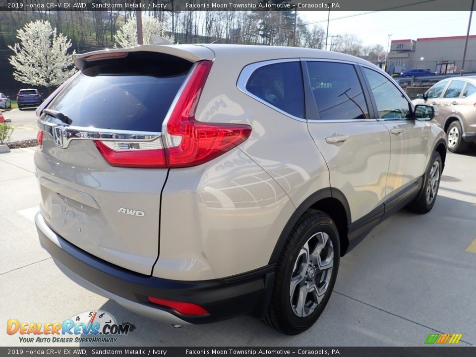 2019 Honda CR-V EX AWD Sandstorm Metallic / Ivory Photo #5