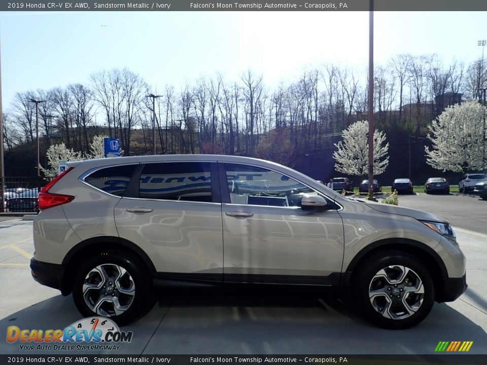 2019 Honda CR-V EX AWD Sandstorm Metallic / Ivory Photo #6
