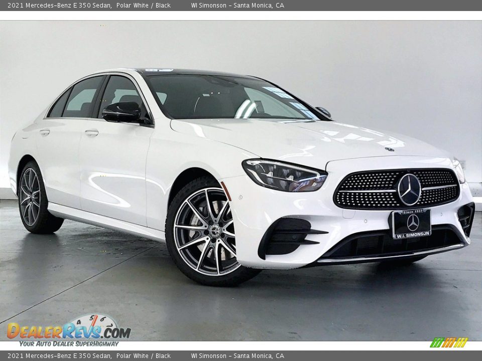 2021 Mercedes-Benz E 350 Sedan Polar White / Black Photo #12