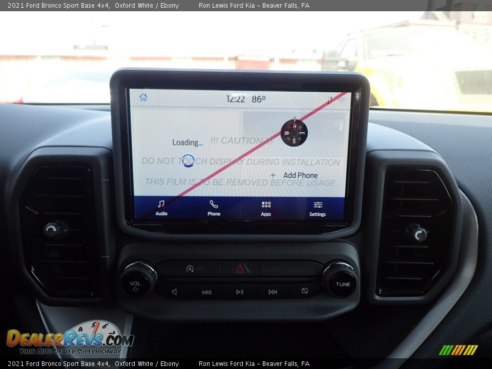 2021 Ford Bronco Sport Base 4x4 Oxford White / Ebony Photo #18