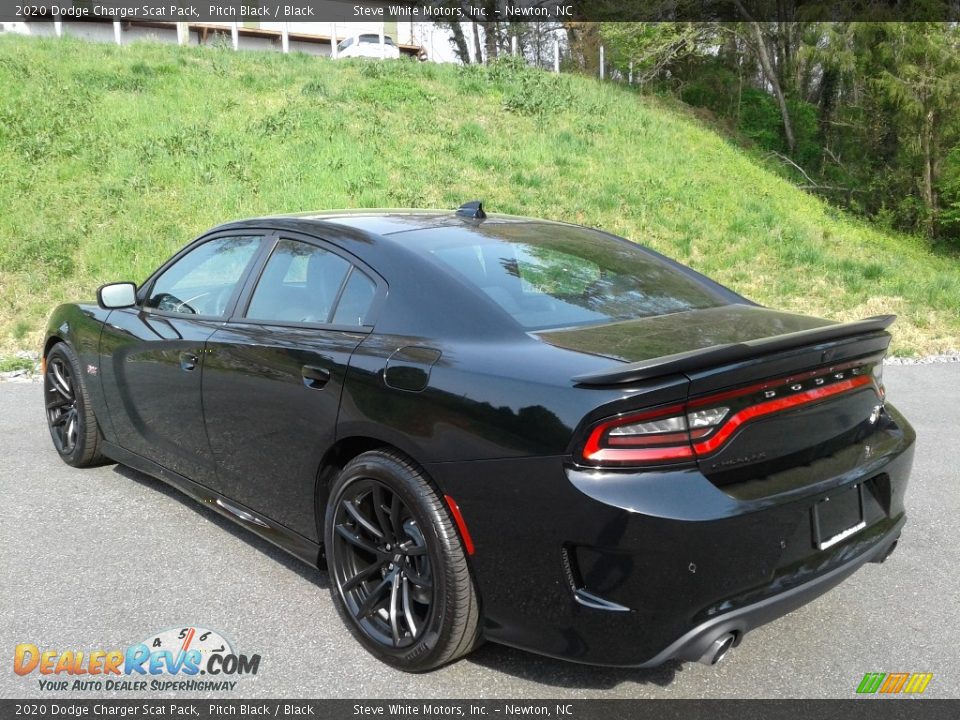 2020 Dodge Charger Scat Pack Pitch Black / Black Photo #9