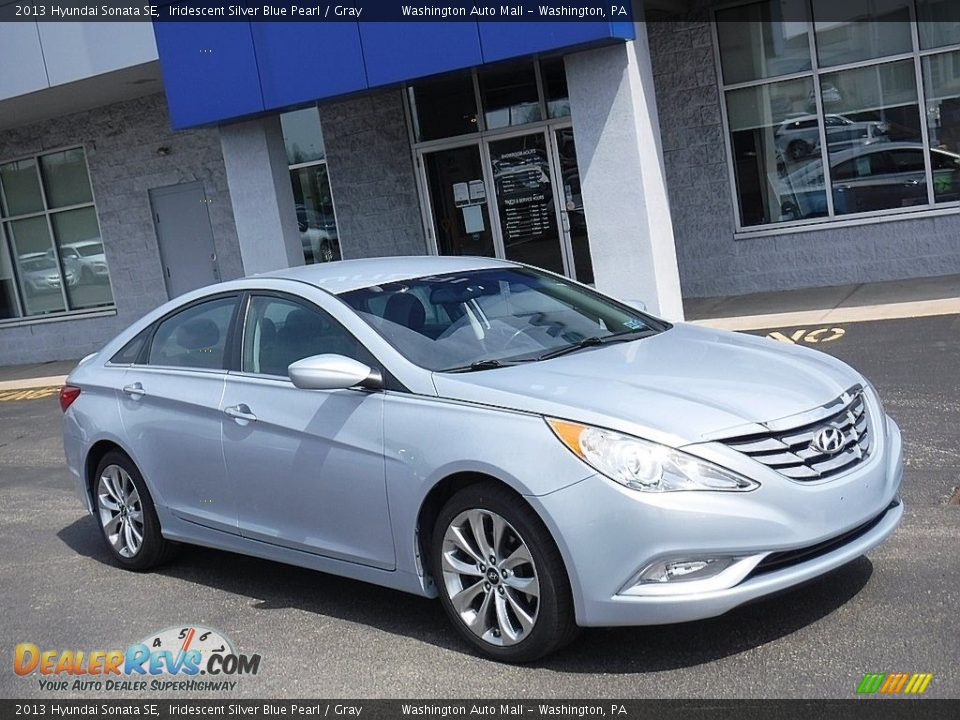 2013 Hyundai Sonata SE Iridescent Silver Blue Pearl / Gray Photo #1