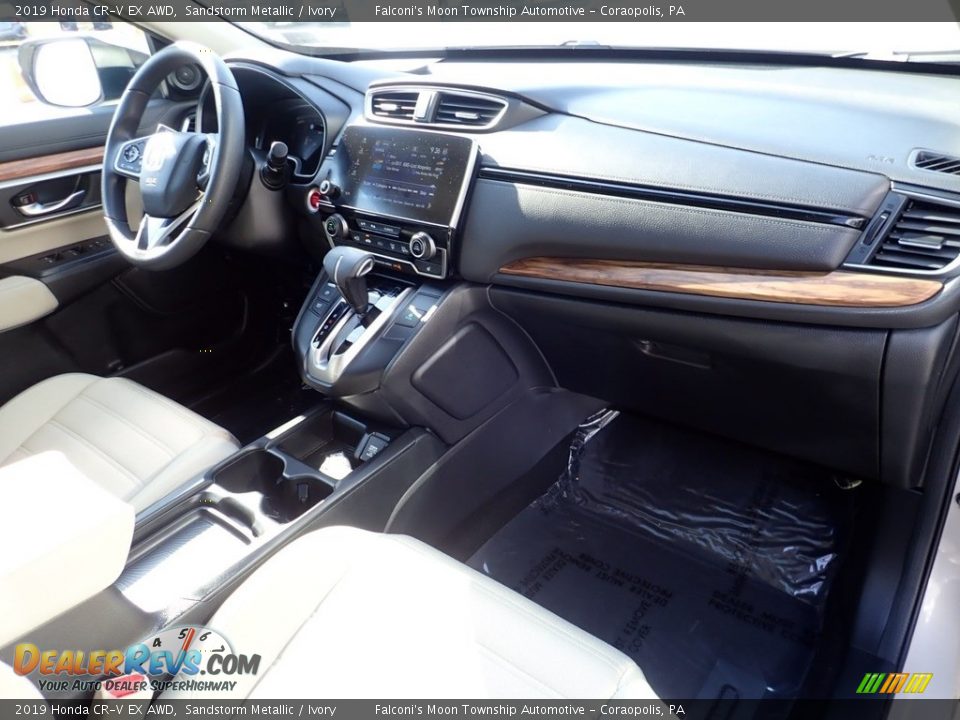 2019 Honda CR-V EX AWD Sandstorm Metallic / Ivory Photo #12