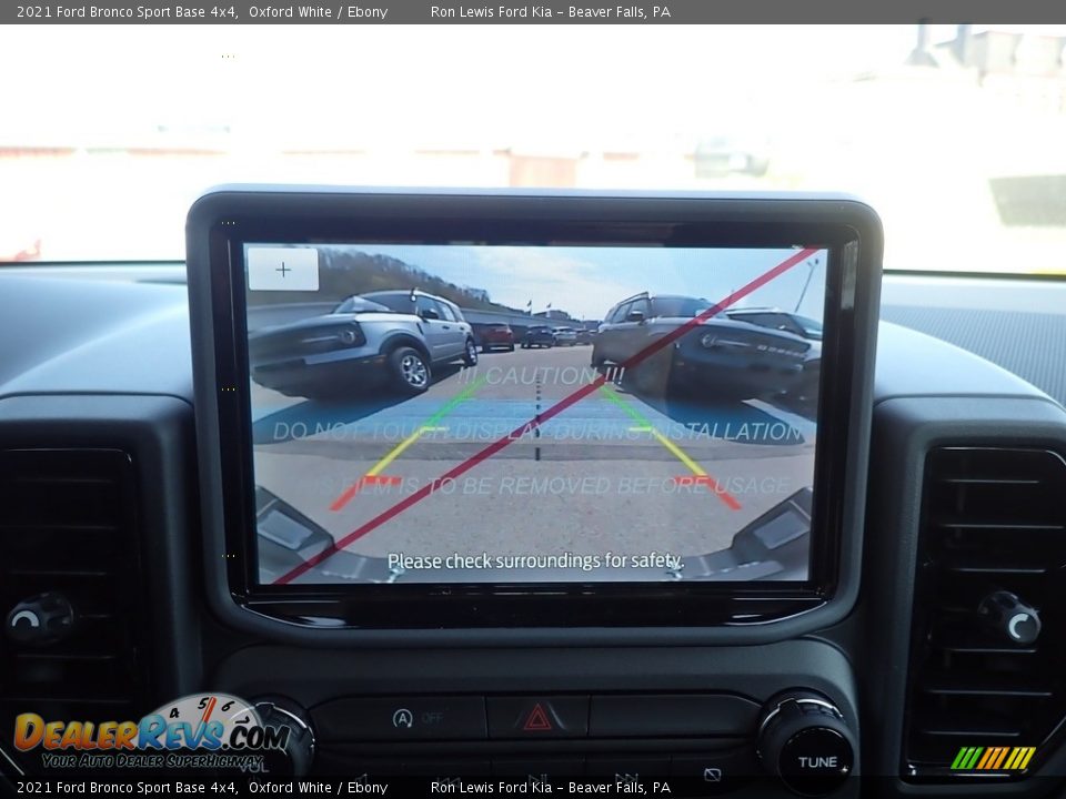 2021 Ford Bronco Sport Base 4x4 Oxford White / Ebony Photo #19