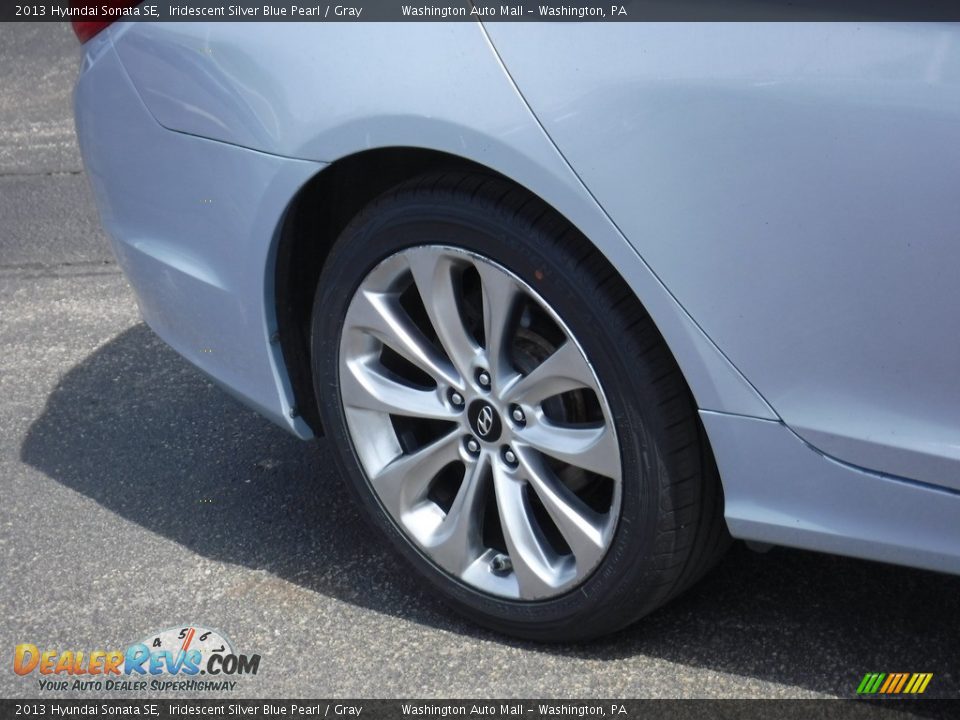 2013 Hyundai Sonata SE Iridescent Silver Blue Pearl / Gray Photo #3