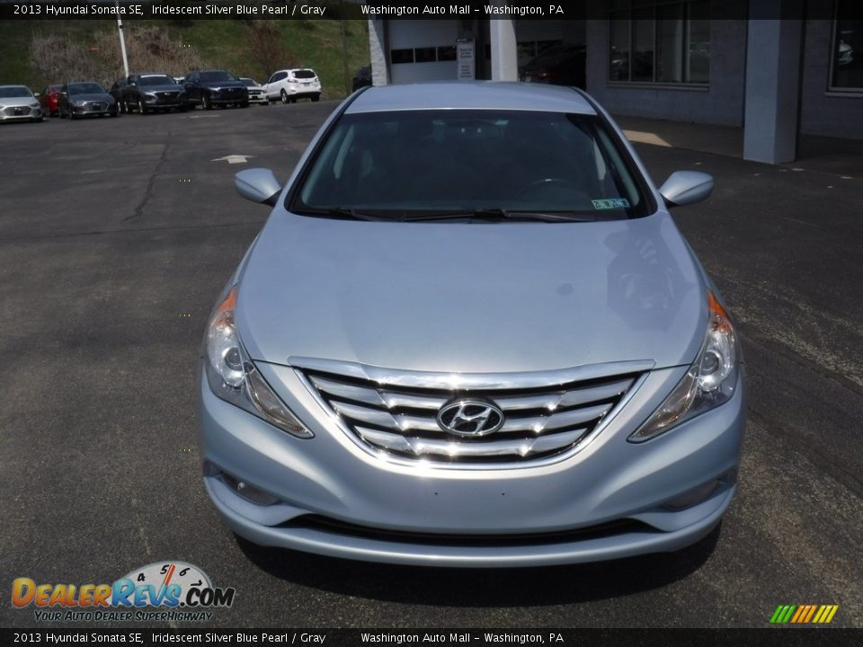 2013 Hyundai Sonata SE Iridescent Silver Blue Pearl / Gray Photo #4