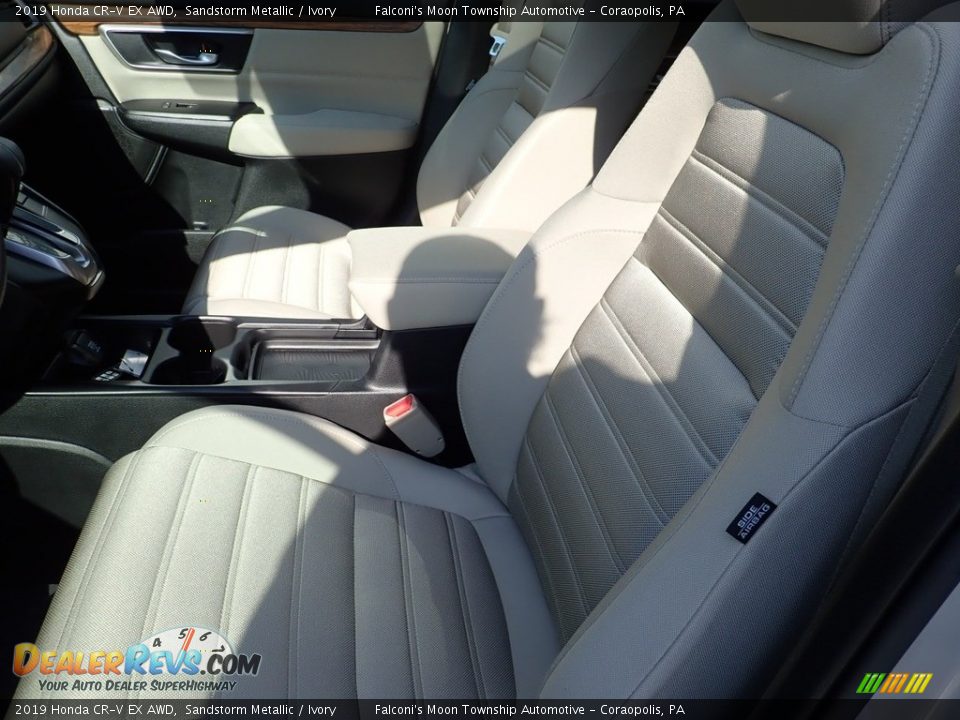 2019 Honda CR-V EX AWD Sandstorm Metallic / Ivory Photo #15