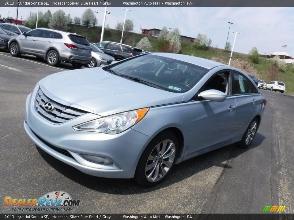 2013 Hyundai Sonata SE Iridescent Silver Blue Pearl / Gray Photo #5