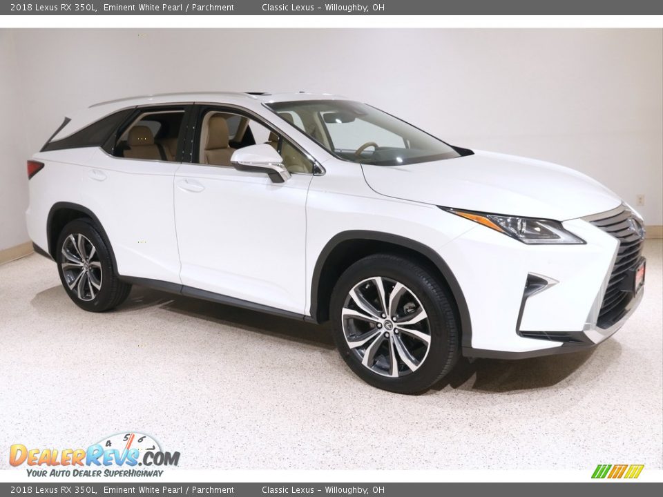 2018 Lexus RX 350L Eminent White Pearl / Parchment Photo #1