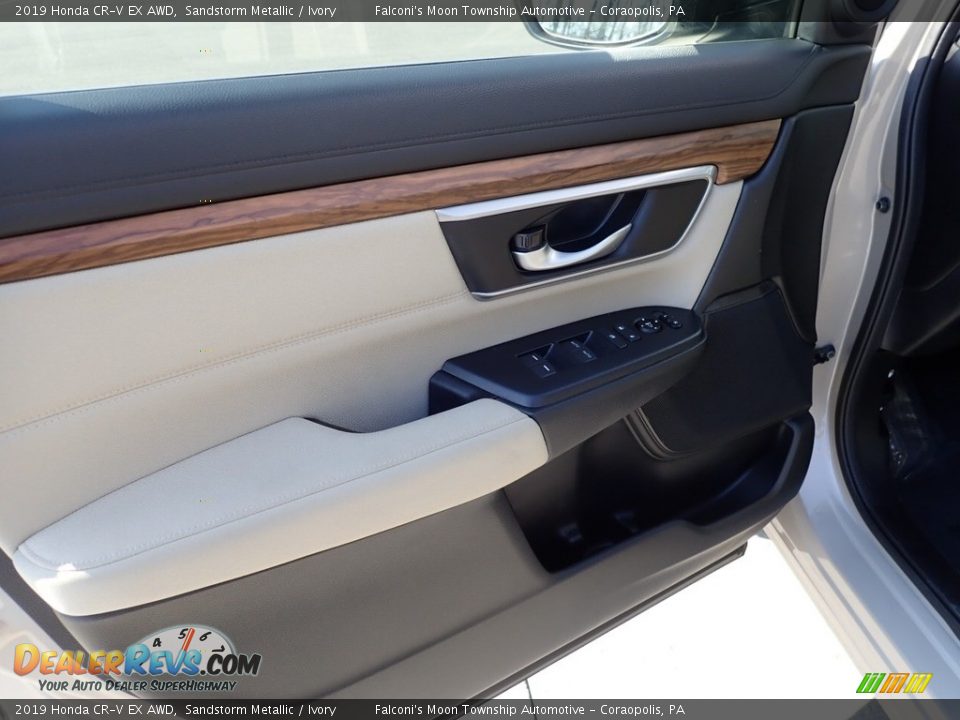 2019 Honda CR-V EX AWD Sandstorm Metallic / Ivory Photo #18