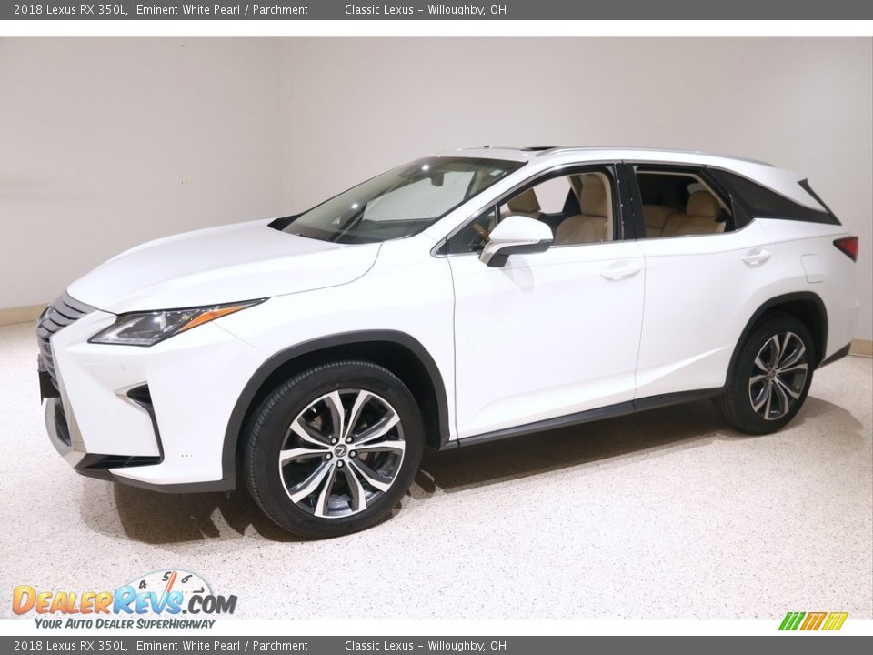 2018 Lexus RX 350L Eminent White Pearl / Parchment Photo #3