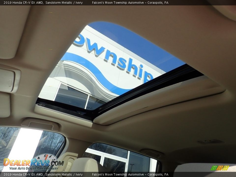 2019 Honda CR-V EX AWD Sandstorm Metallic / Ivory Photo #20